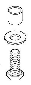 Wilton 11106S50 | Screw with Bushing