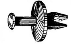 Au-ve-co Products 2453 | Shim 1-3/4X1-1/4X1/8 With 1/2 Slot Pk/50
