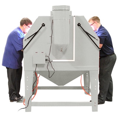 S & H Industries 41200 | Allsource Dual Station Abrasive Blasting Cabinet