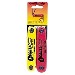 Bondhus Corp 12522 | Hex Gorilla Grip Poll 2 Pk 16 Pc