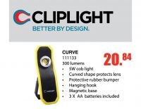 Cliplight Mfg 111133 | Cob Light 5W 300 Lumens Curved