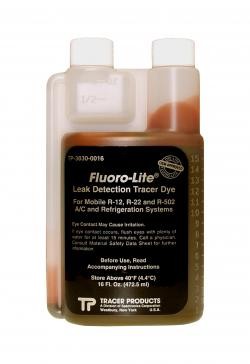 Tracer Products TP38300016 | Fluoro-Lite A/C R12, R22, R502 Refrigerant Dye - 16oz Bottle