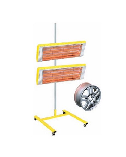 Infratech 16-6050 | 12,000 W High-Temp Curing Lamp, Dual Head
