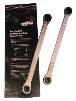 Kastar 8584 | Ratcheting Serpentine Belt Wrench Set, 2 Piece