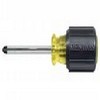 Klein Tools N660 | 0 Square-Recess Tip Screwdriver with 4-Inch Round-Shank