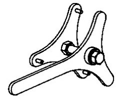 Kent Moore J-39741 | Flywheel Fixture Assembly 