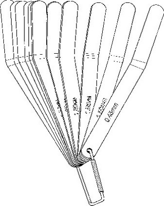 Kent-Moore Tools J-41610 | Feeler Gauge Set