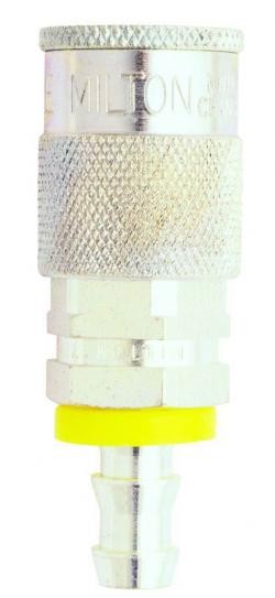 Milton 1796-6 | H-Style Industrial Interchange Series Air Coupler - 3/8 in Push On