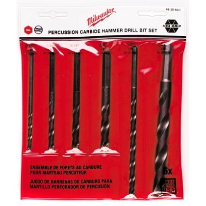 Milwaukee Tools 48-20-6851 | Bit Kit 6Pc Hex Shank