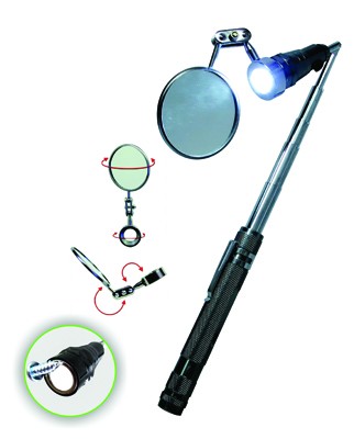 Prime Line Tools L24-882 | Magnetic Pickup Lite & Inspection Mirror Kit