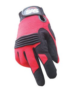 SAS Safety Corp 6733 | Pro Impact Glove Red L Mecanics