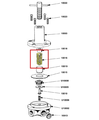 Sharpe 10016 | 18-15 Pressure Spring