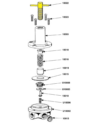 Sharpe 10022 | T-Shape Adjusting Screw 1-18-20