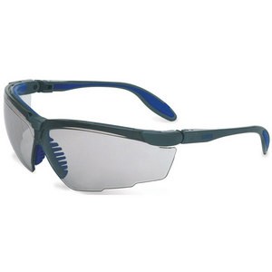 Sperian Protection Americas XS3500 | Genesis X2 Safety Eyewear, Silver/Navy Frame with Clear Lens