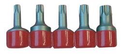 Robert Bosch - Vermont American 15798 | Torx Square Drive Bit Set, 5 Piece, Iso-Temp TX40-55
