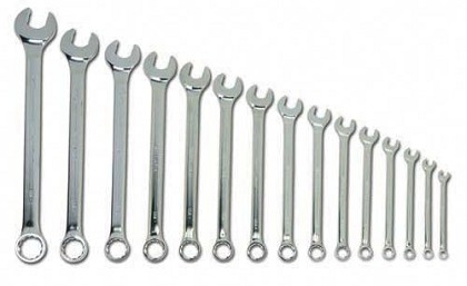 Williams WS1172SCA | SUPERCOMBO Combination Wrench Set,Satin, SAE, 15 Piece