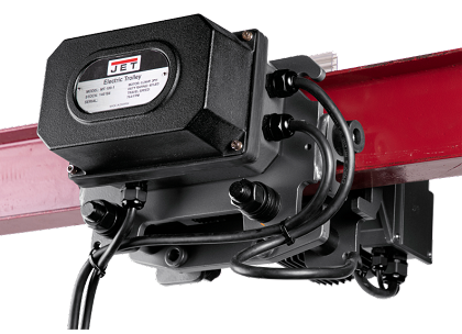 JET Tools 140187 | MT200, 2 Ton Two Speed Electric Trolley 3-Phase 230V