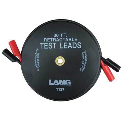 Kastar 1137 | Retractable Test Leads, 2 Leads x 30 Foot