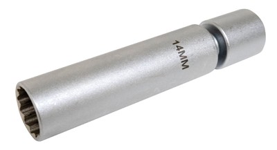 Lisle Corporation 63080 | 14mm 12-Pt Spark Plug Socket