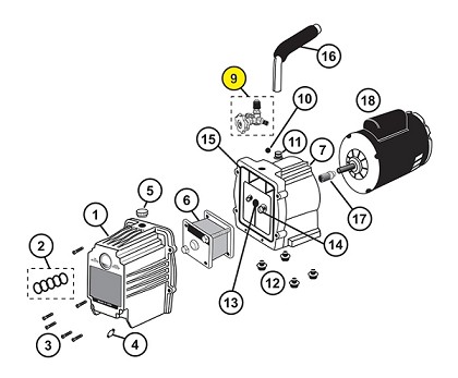 Mastercool Inc 90052-31 | Inlet Fitting For Ac90059