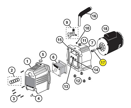 Mastercool Inc 90062-02-R | Shaft Coupler Assembly