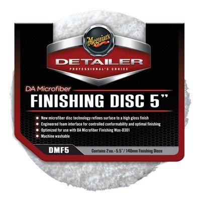 Meguiars Inc DMF5 | DMF5 DA Microfiber Finishing Disc - 5 inch (2 pack)