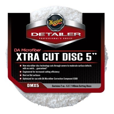Meguiars Inc DMX5 | DA Microfiber Xtra Cut Disc - 5 inch (2 pack)