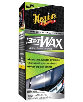 Meguiars Inc G-191016 | Wax 16Oz 3 In 1 With Applicator Pad