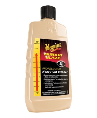 Meguiars Inc M-0416 | M4 Mirror Glaze Heavy-Cut Cleaner, 16 oz.