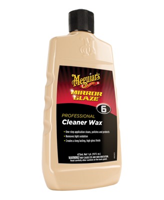Meguiars Inc M-0616 | M6 Mirror Glaze Cleaner Wax, 16 oz.