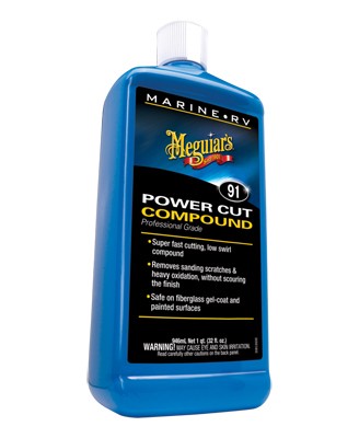 Meguiars Inc M-9132 | Marine/RV Pro Grade Power Cut Compound, 32 oz.