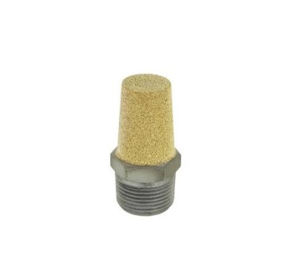 Milton Industries 1086-12ABK | Exhaust Muffler 3/4Npt, Bulk
