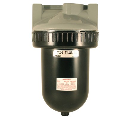 Milton 1132-8 | Precision Lubricator 1 Inch NPT with Sight Glass 29 Oz, Metal Bowl