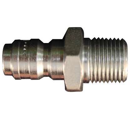 Milton 1763 | 1/4 in Male Straight Thru Plug