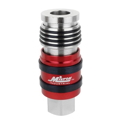 Milton Industries S-1773 | Safety Exhaust Coupler 1/2 Inch FNPT
