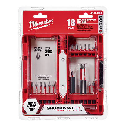 Milwaukee Tools 48-32-4403 | Shockwave Impact Duty Driver Bit Set -18Pc