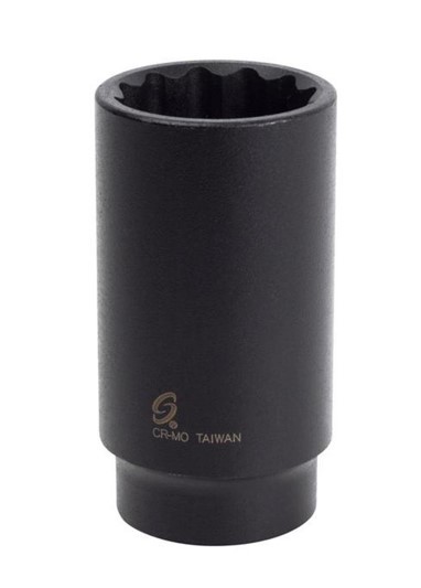 Sunex International 267012 | 1/2 Inch Drive 1-1/16 Inch 12-Point Deep Impact Socket