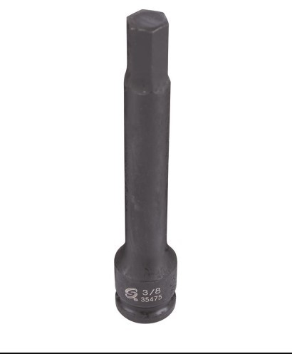 Sunex International 35475 | 3/8 Inch Drive 3/8 Inch, Extended Length Impact Hex Driver