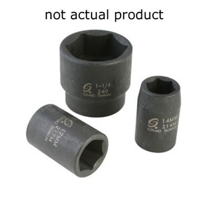 Sunex 227ZM | 1/2-Inch Drive 27-mm 12 Point Impact Socket