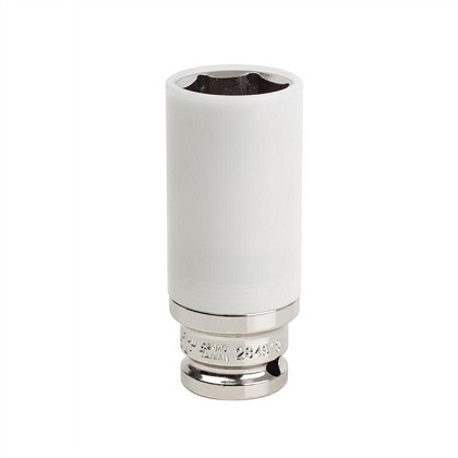 Sunex 284910 | 1/2-Inch Drive 1-Inch Extra Thin Wall Wheel Protector Impact Socket
